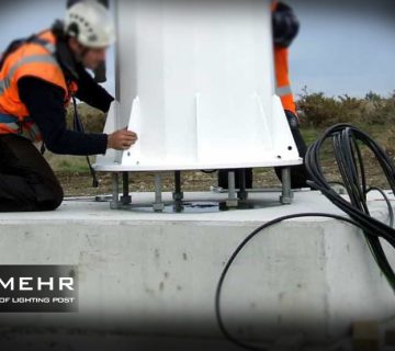 فوندانسیون و برج های نوری و آکس بولتهای پایه چراغ و دیتیل فوندانسیون ها